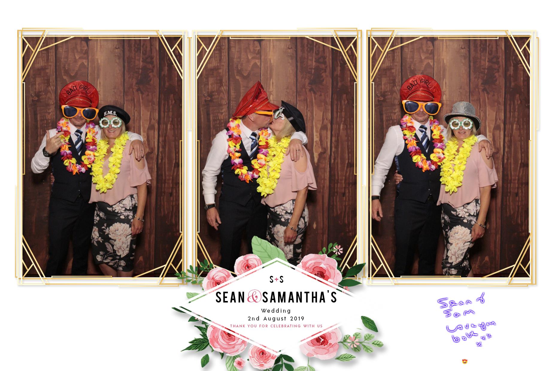 Samantha & Sean's Wedding | View more photos from the event at gallery.myphotoboothexperience.co.uk/u/MyPhotoBoothExperienceLtd/Samantha-Seans-Wedding